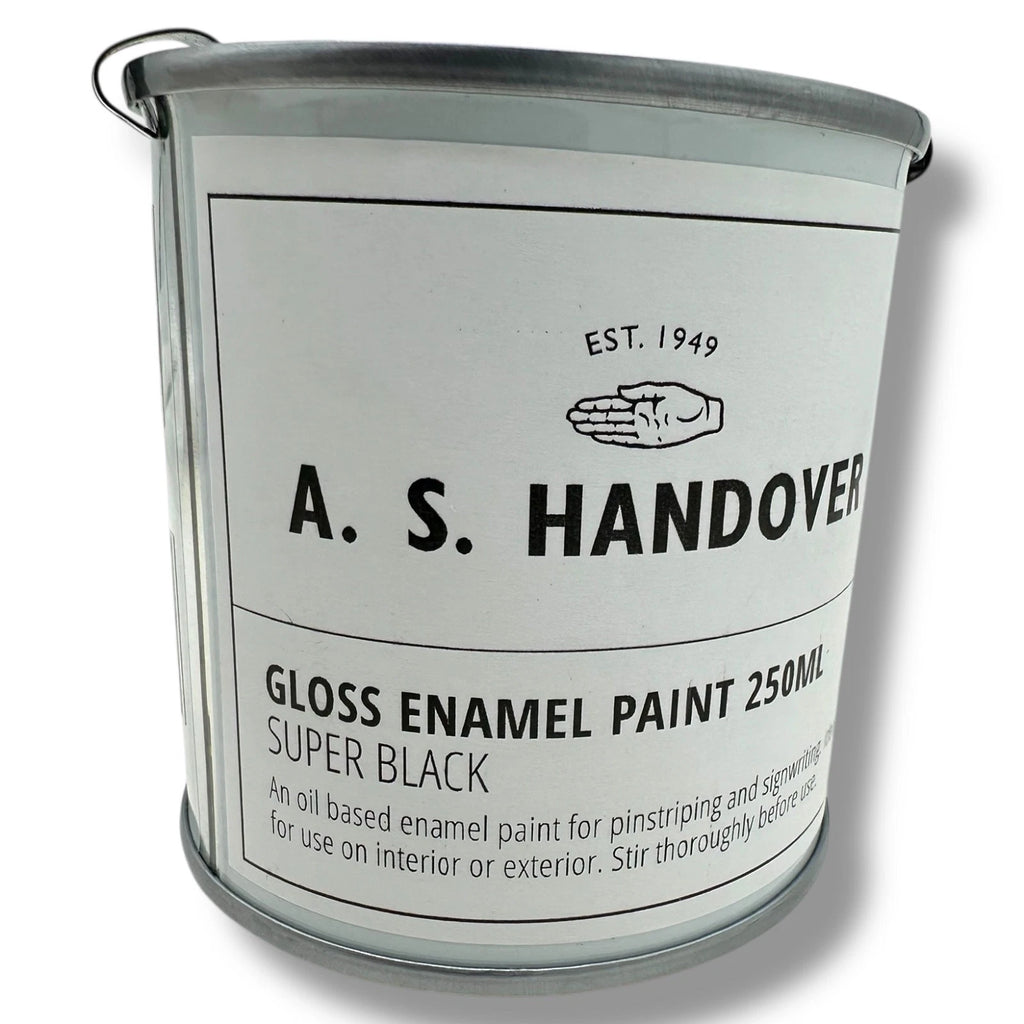 Super Black Handover Signwriting & Pinstriping Enamel - Oil Based Paint - 250ml – product image 1