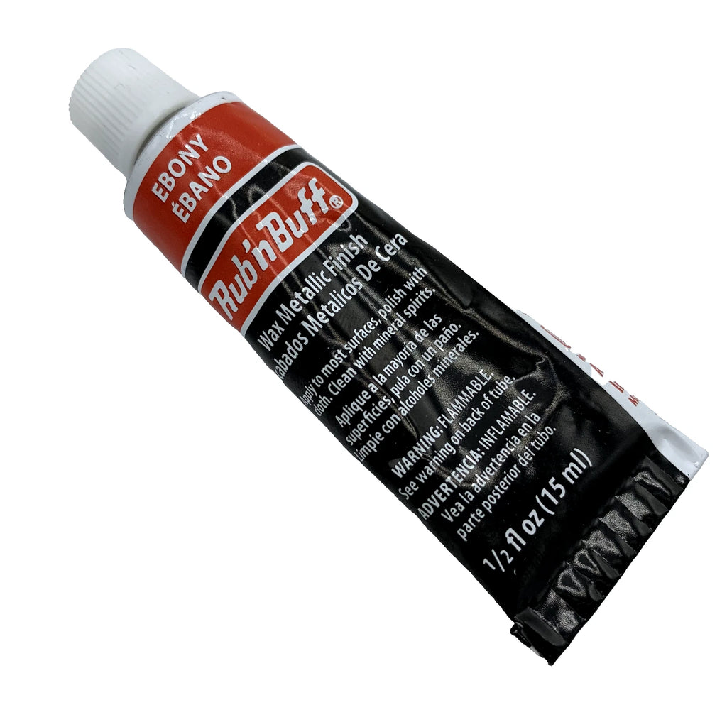 Ebony Black Rub n Buff Original Metallic Gilding Wax Wood Frame Paste 15ml – product image 1
