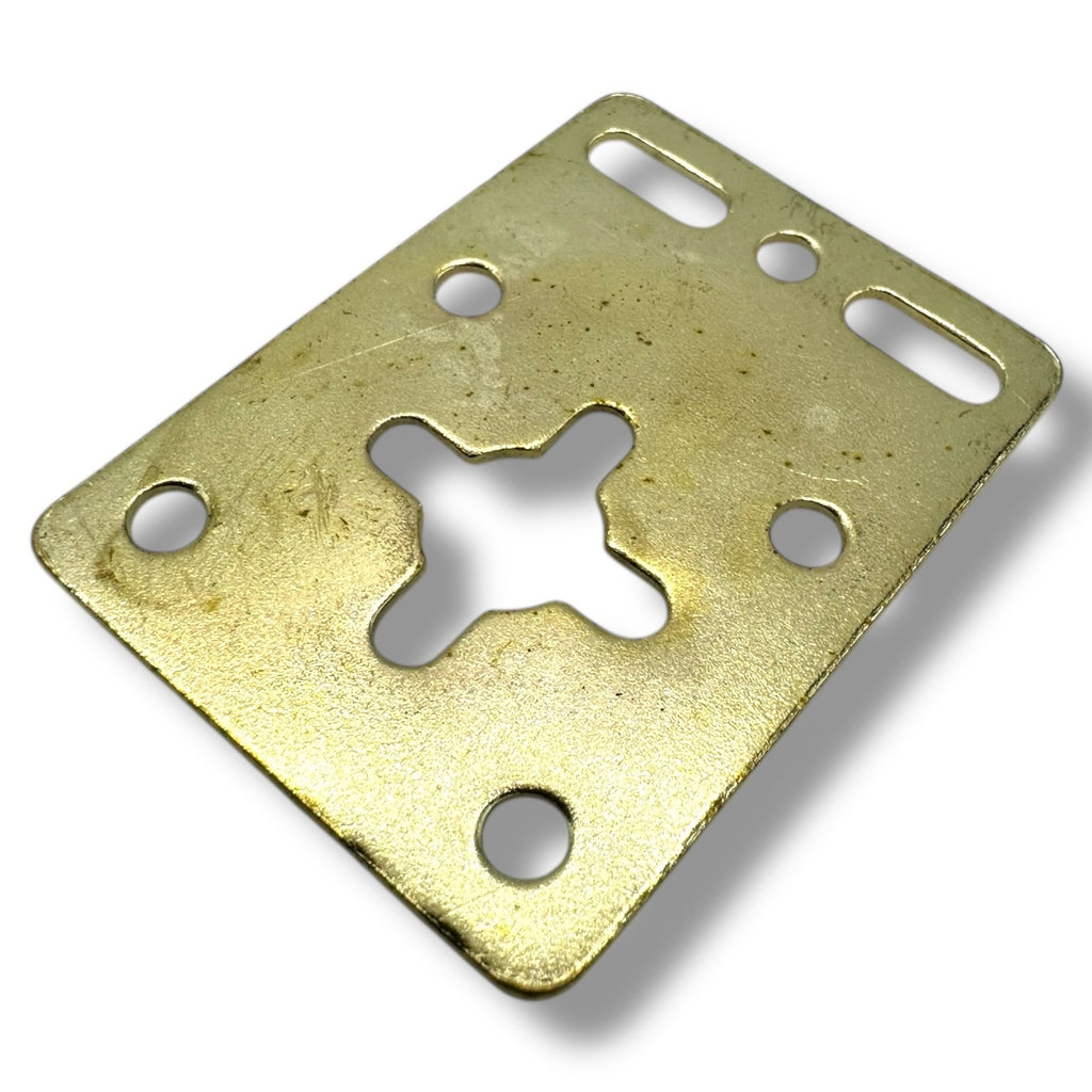 Universal Brass-Plated Mirror Plates – Pack of 4