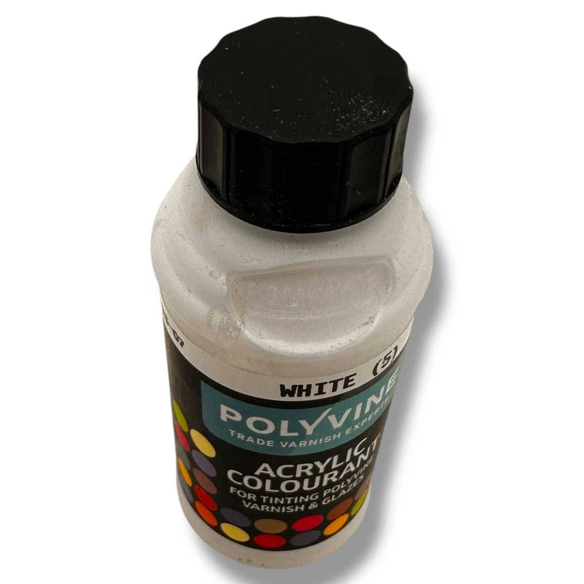 Polyvine Acrylic Colourant 50g White Waterbased Concentrated Pigments – product image 3