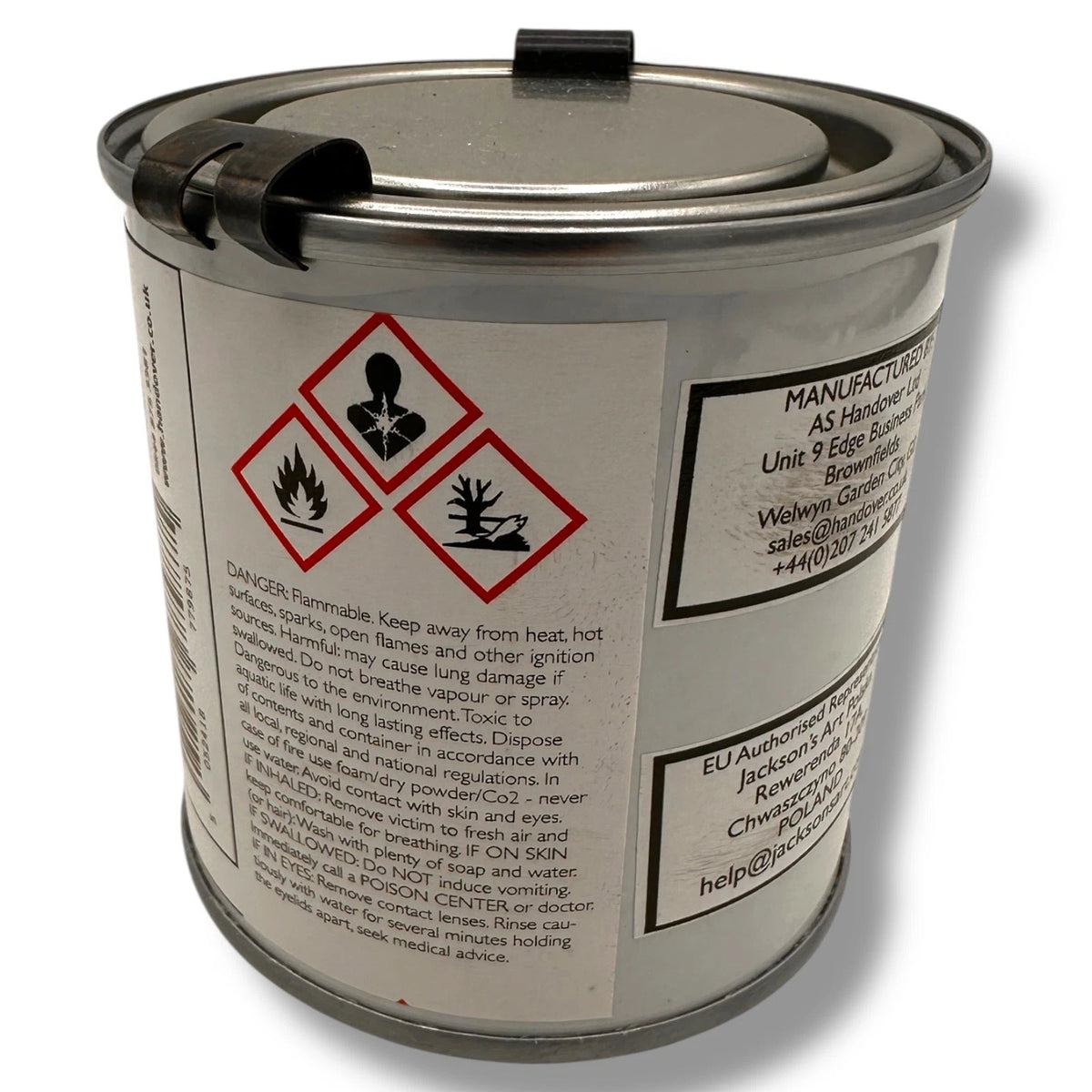 Enamel Paint Oil Based Dove Grey Handover Signwriting & Pinstriping - 250ml – product image 3