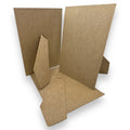 A4 Long-Leg Brown MDF Picture Frame Strut Backs – Pack of 3 – eBay listing image 1