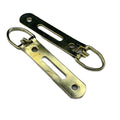 Brass Slotted Heavy-Duty D-Ring Picture Frame Hangers – 93mm