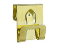 Sawtooth Single 100 x Brass Clip Over Hangers 2mm Board Picture Frame Hanging – product image 1