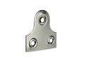 Nickel-Plated 3-Hole Mirror Plates – 32mm