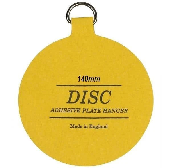 140mm / 5¼″ Disc Plate Hangers – Self-Adhesive Invisible Hooks – product image 2