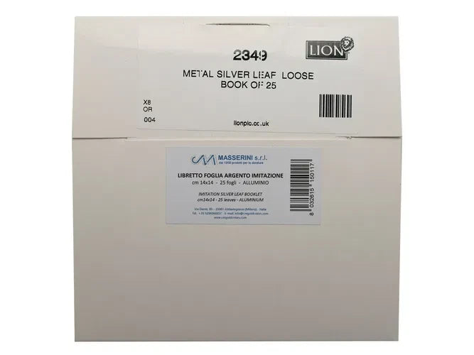 Silver Leaf Loose Book CMM Metal of 25 140 × 140mm Gilding Picture Framing Crafts – product image 2