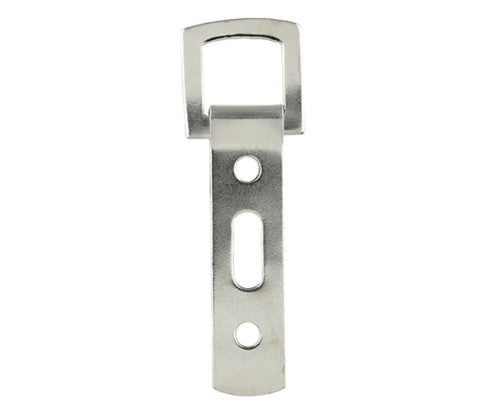 Nickel Slotted Heavy-Duty D-Ring Picture Frame Hangers – 61mm