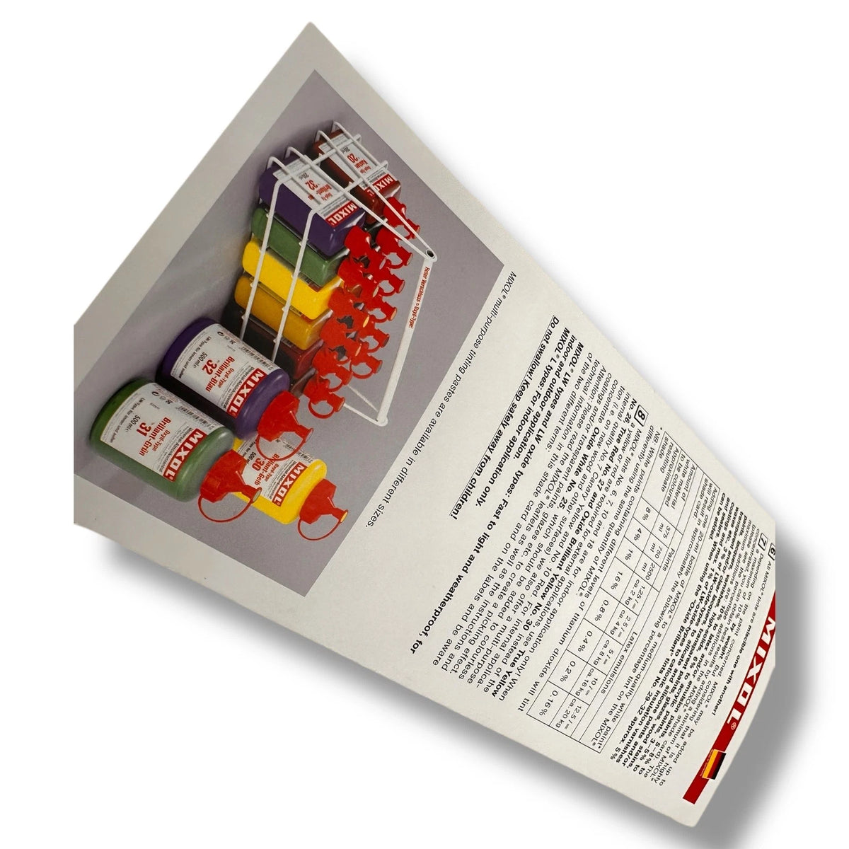 Mixol Universal Tinting Paste Colour Chart – product image 3