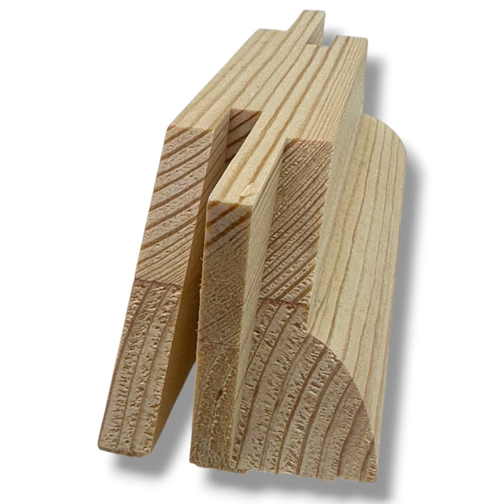 Gallery Canvas Stretcher Bars – 44 × 44mm Deep Profile Pairs – gallery stretcher bar slotted corner joint