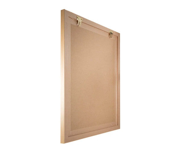 Brass-Plated Inverted Keyhole Mirror Plates – 38mm, Pack of 10 – product detail 6