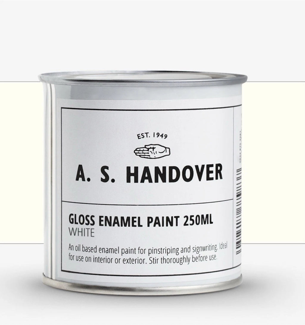 Enamel Paint Oil Based White Handover Signwriting & Pinstriping - 250ml – product image 4