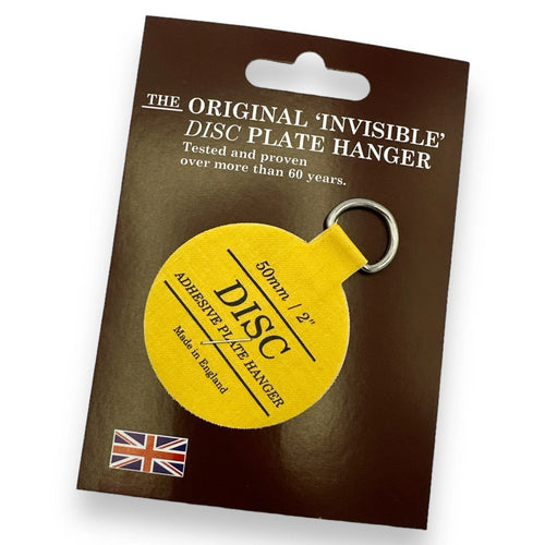 50mm / 2″ Disc Plate Hangers – Self-Adhesive Invisible Hooks – product image 1