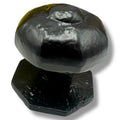 Door KNOB BLACK OCTAGONAL Centre Premium Black Antique CAST IRON Pull rustic – product image 1