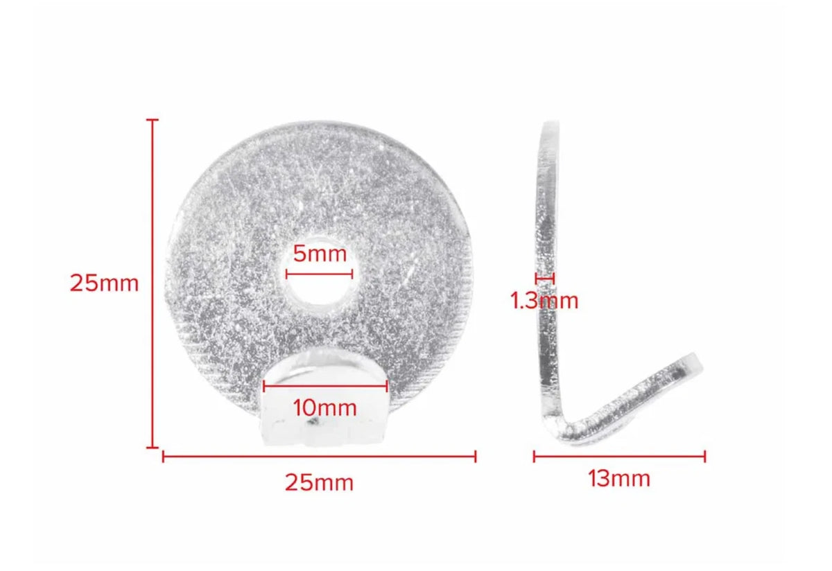 2 × Heavy-Duty One-Hole Picture & Mirror Hanger Hooks – product image 6