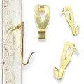 Drywall Plasterboard Hooks Brass Walls Hang Picture Frame Canvas 3kg Hook – product image 1