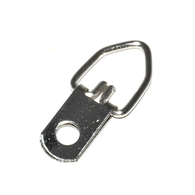 Nickel Heavy-Duty D-Ring Picture Frame Hangers – 33mm