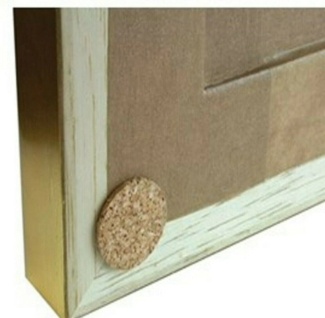 Cork Disc Adhesive Backed Nitrile Bonded Discs 2mm Thick Picture Frame Pads – product image 2