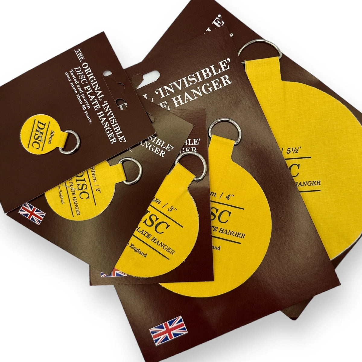 Disc Plate Hangers – Self-Adhesive Invisible Plate Hooks 30–140mm – product image 1