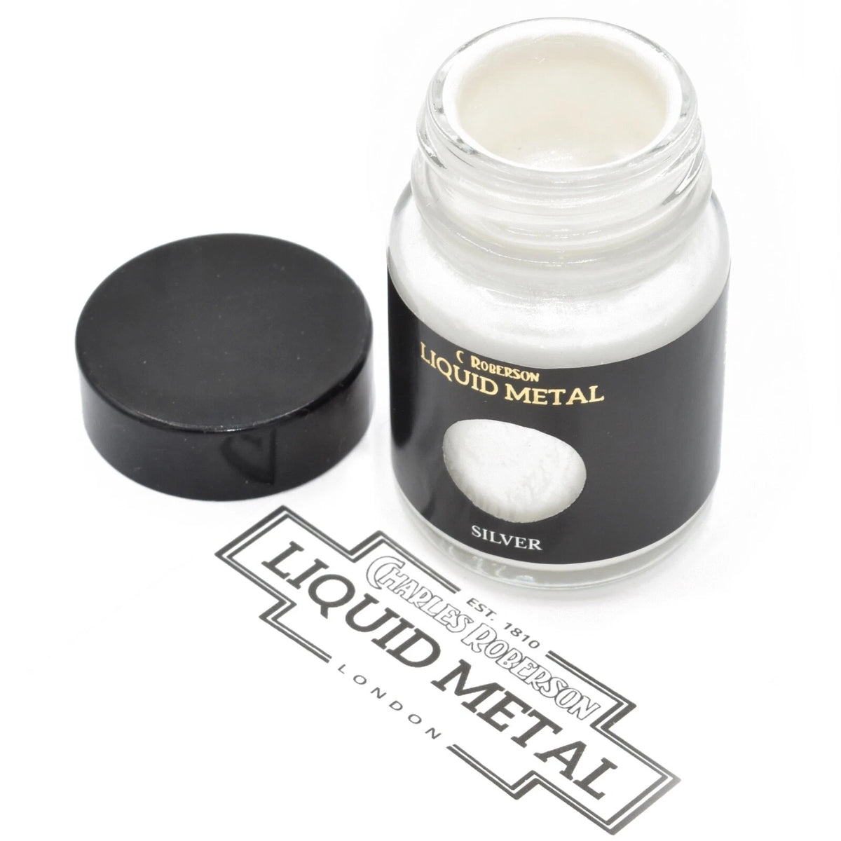 C. Roberson Silver Liquid Metal Paint – 30ml