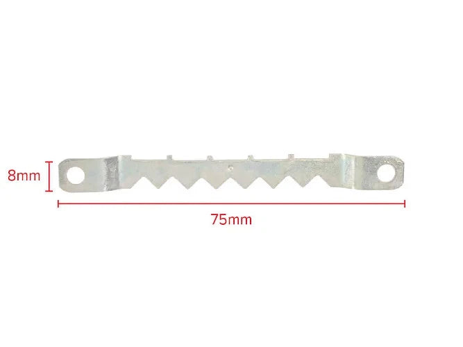 Sawtooth Picture Frame Hooks Hangers 76mm Yellow Zinc Plated Pictures Canvas – product image 2