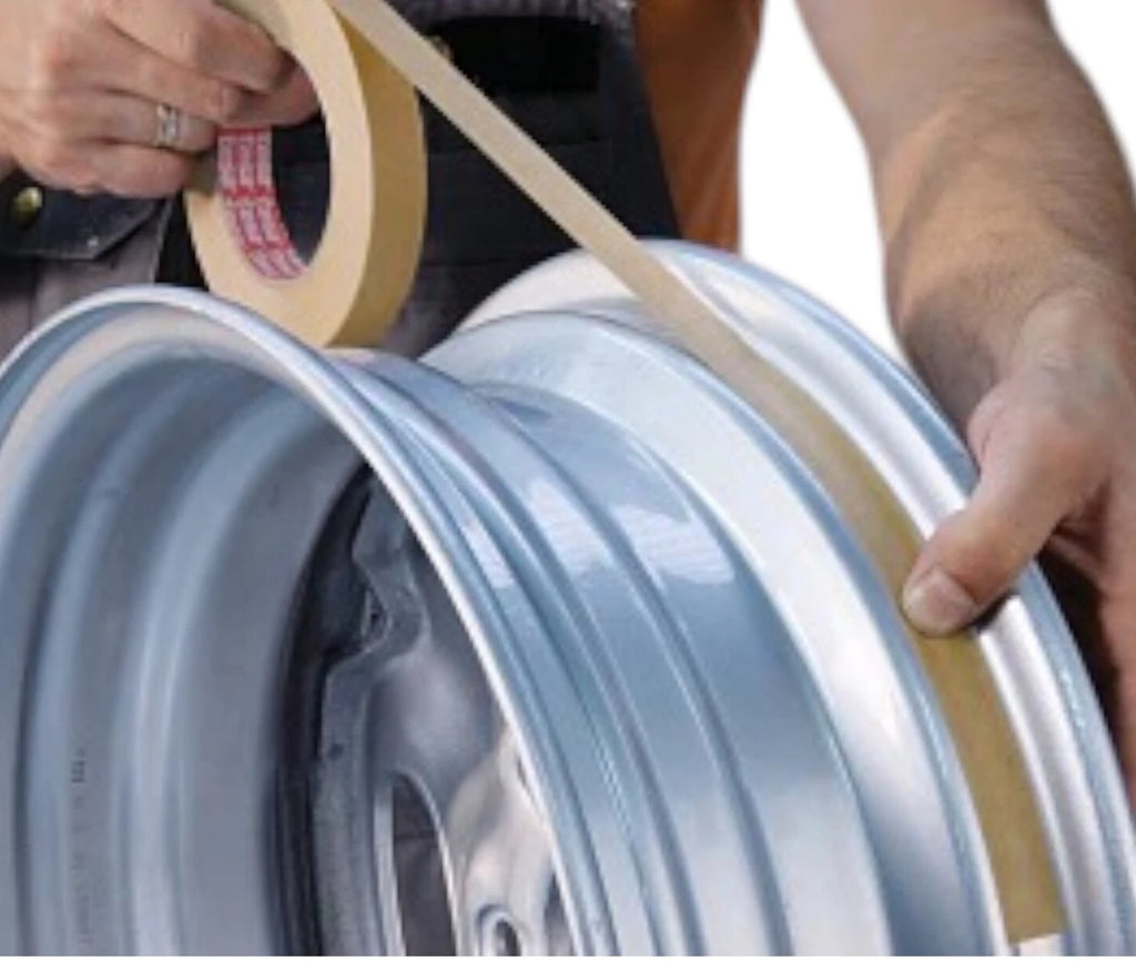 Car masking tape 8 Rolls of 38mm × 50m tesa 4309 for paint spraying up to 120°C – product image 1