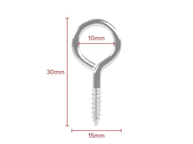 Screw Hooks Eyes Brass Eye Picture Frame Hanging 12 × 00 14 × 1 16 × 1 20 × 2 25 × 4 30 × 6 – product image 24