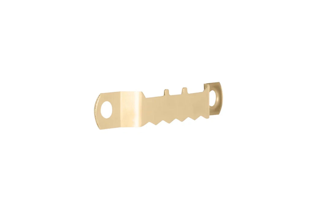 Sawtooth Picture Frame Hooks 45mm Brassed With Screws Canvas Hanging DIY Screw – product image 7