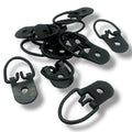 Black Heavy-Duty D-Ring Picture Frame Hangers – 46mm
