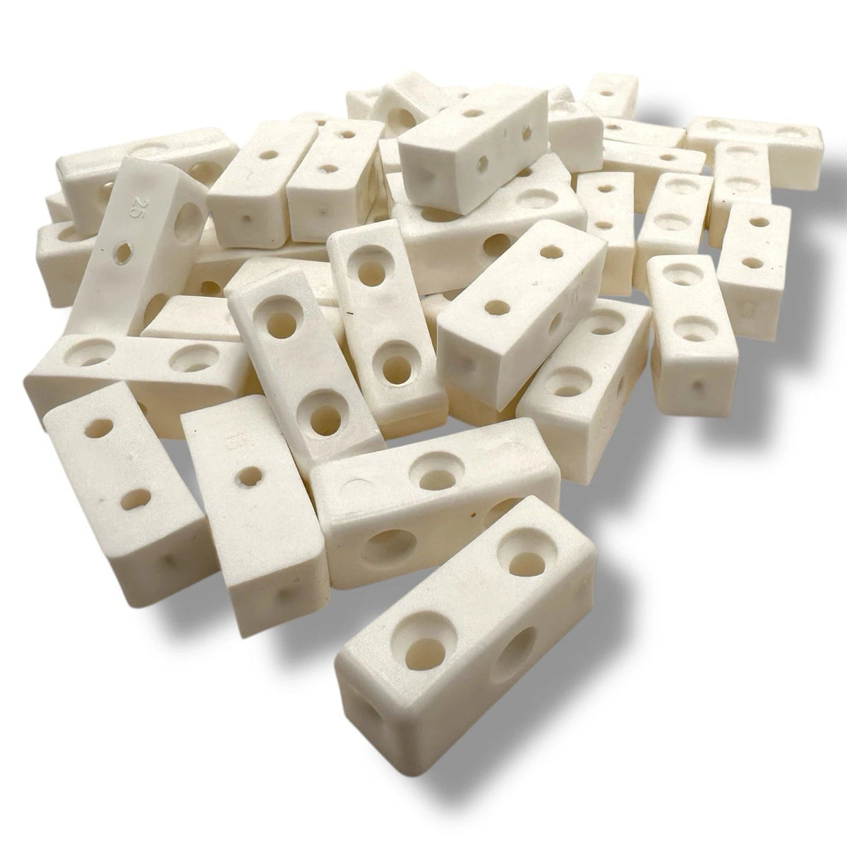 Modesty Mod Blocks White Kitchen Cabinet Cupboard Fixing Joint Connector Block – product image 1