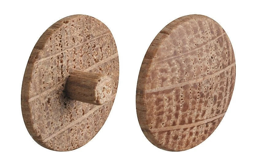 Solid Wood Cover Cap 25 × Screw Cover Press Fit In Oak Furniture Screws Caps – product image 5