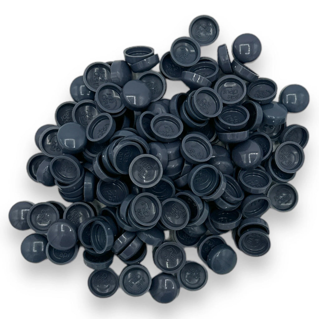 Slate Blue Gloss 6/8g Snap-Caps screw cover caps