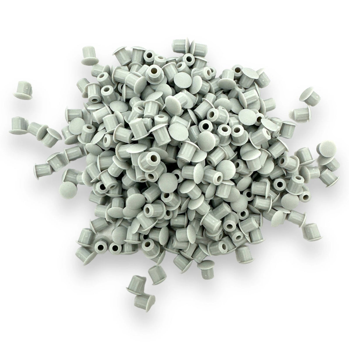 Light Grey 5mm Holefix push-fit drill hole cover caps