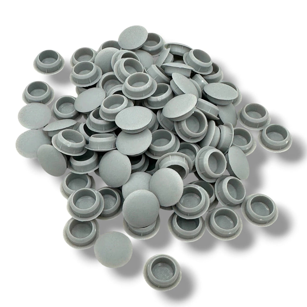 Light Grey 10mm Holefix push-fit drill hole cover caps