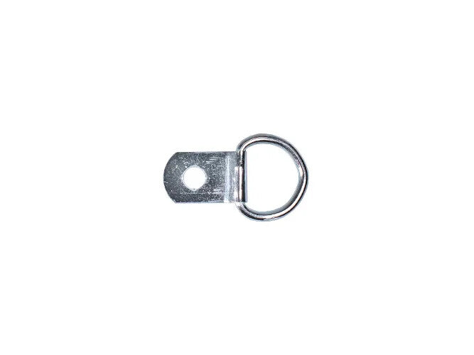 Zinc Plated D-Ring Picture Frame Hangers – 28 × 17mm