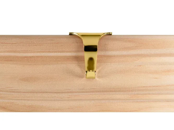 Picture Rail Hooks Hanging 38 × 34mm Brass Mirror Painting Strong Reliable – product image 6