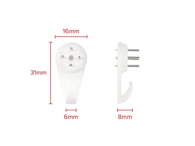 Hard Wall Hooks Picture Frame Mirror Photo Canvas Easy Simple Hanging – product image 17
