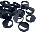 Hanger Sawtooth Insert Black 30mm × 7.5mm Plastic - Push into hole - Block Mount – product image 1