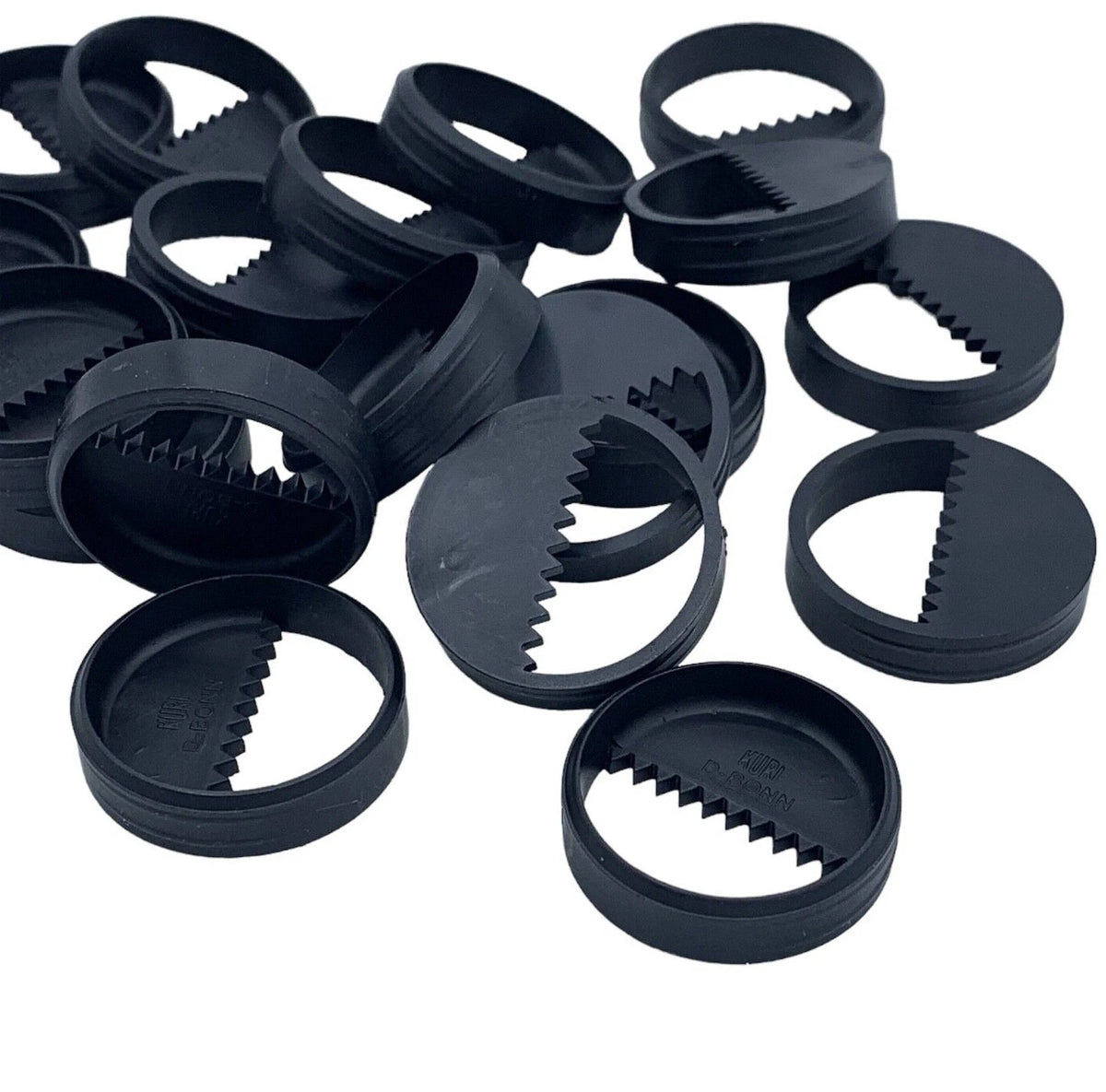 Hanger Sawtooth Insert Black 30mm × 7.5mm Plastic - Push into hole - Block Mount – product image 1
