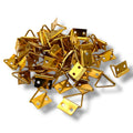 Brass Triangle Picture Frame Hangers – Type 2, Pack of 25