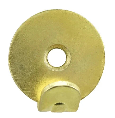Heavy Duty Brass Plated Round Picture Hook Mirror Painting Frame Wall 1 Hole – product image 2