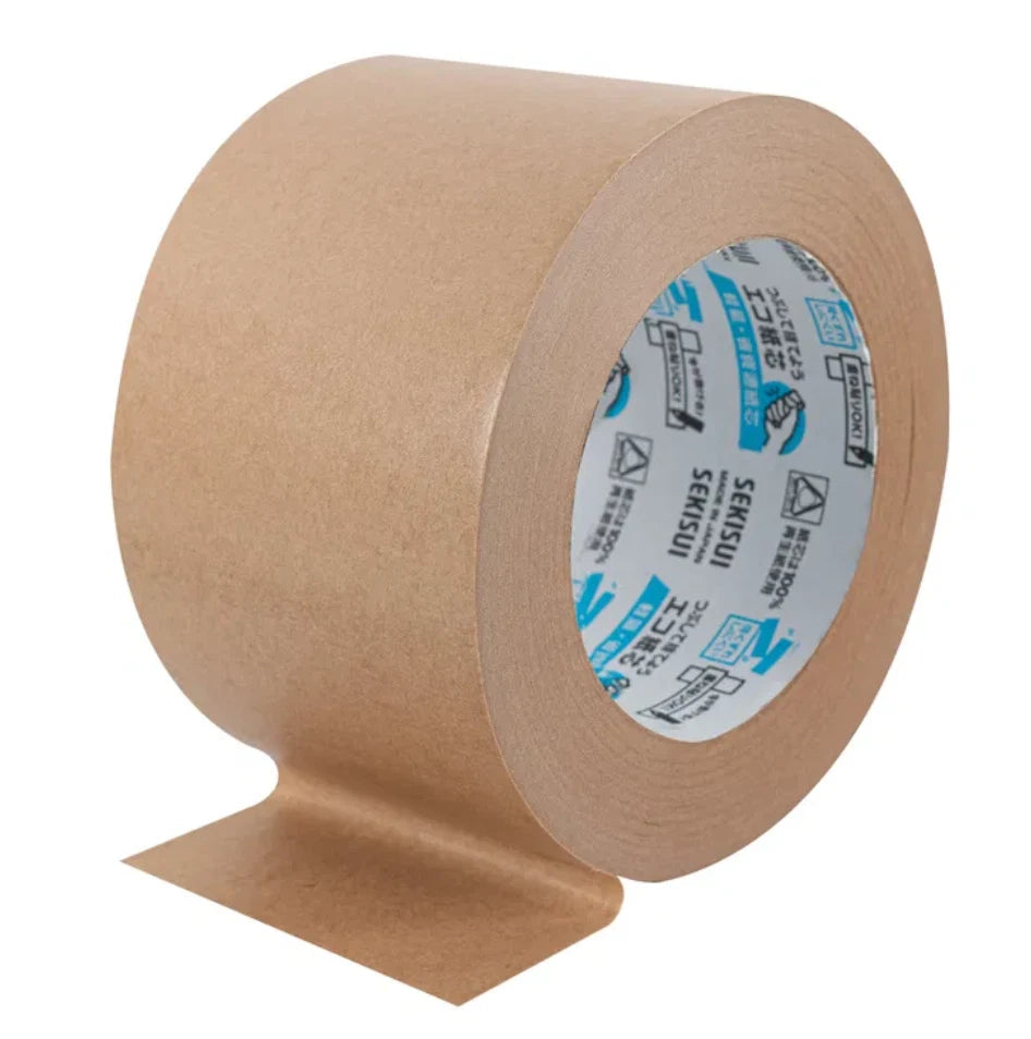 Sekisui Paper Tape 75mm 504NS Kraft Self Adhesive x50m 1 roll - High Quality – product image 4