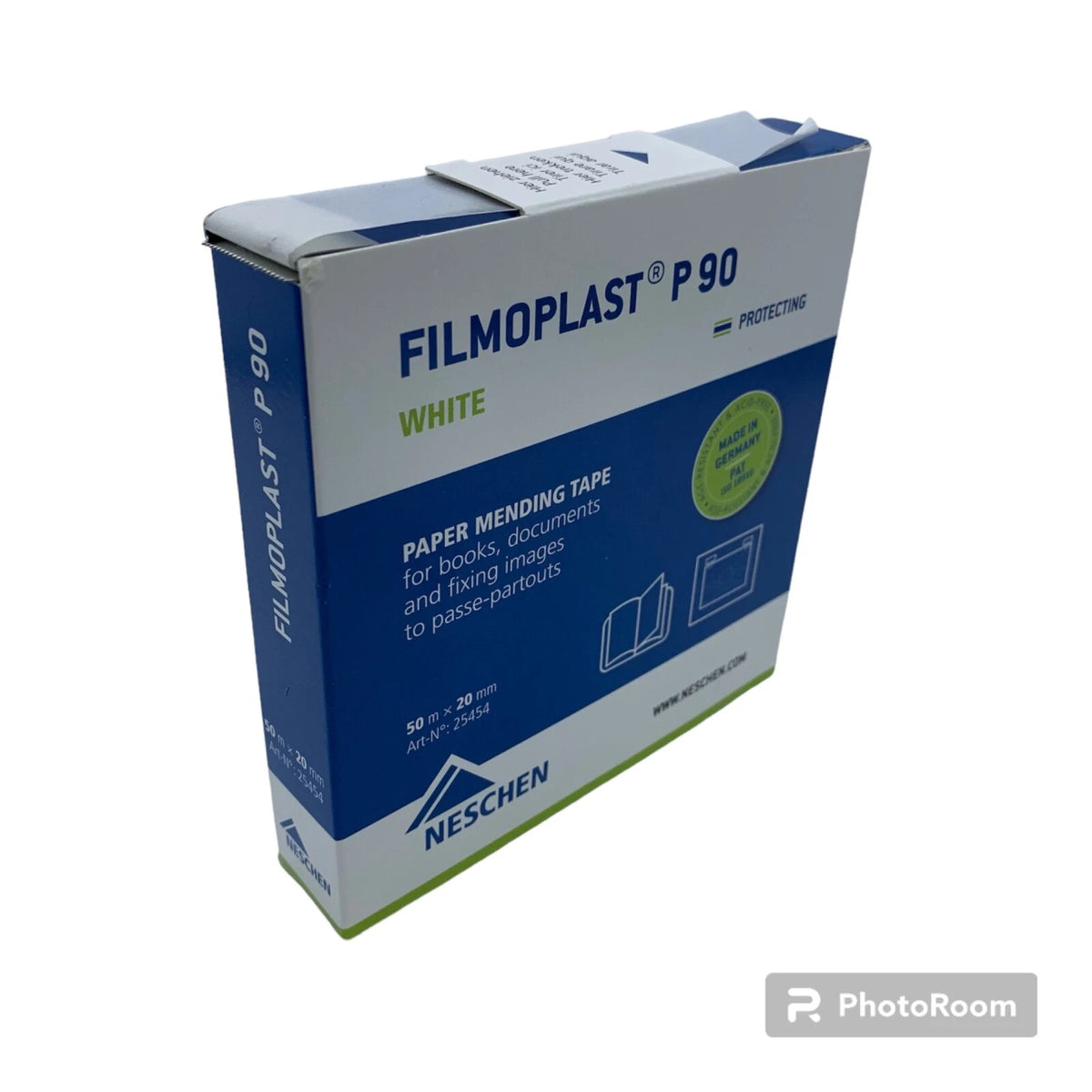 Paper Hinging Tape Filmoplast P, P90, P90 Plus Self-Adhesive 50gsm 20mm × 50m – product image 4