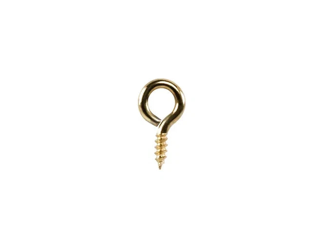 Screw Hooks Eyes Brass Eye Picture Frame Hanging 12 × 00 14 × 1 16 × 1 20 × 2 25 × 4 30 × 6 – product image 13