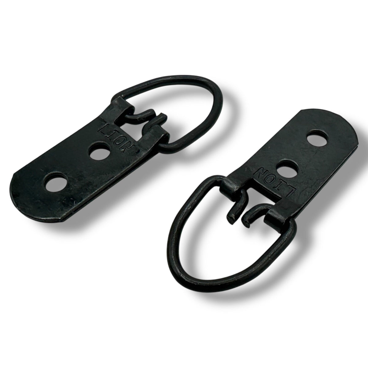 Black Heavy-Duty D-Ring Picture Frame Hangers – 58mm, Up to 20kg