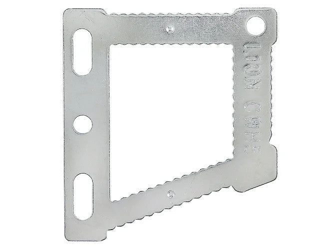 CWH5 Micro Sawtooth Frame Hangers with V-Nails – Pack of 4 – hanger fitting detail