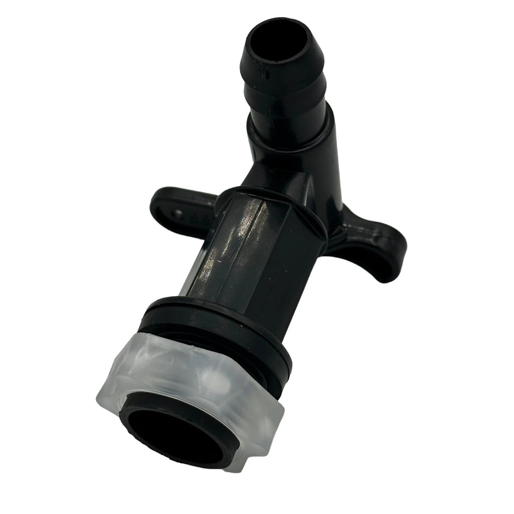 Water Butt Rain Collection Barrel Tap With Nut, Black Plastic Push-Fit Merriway – product image 4