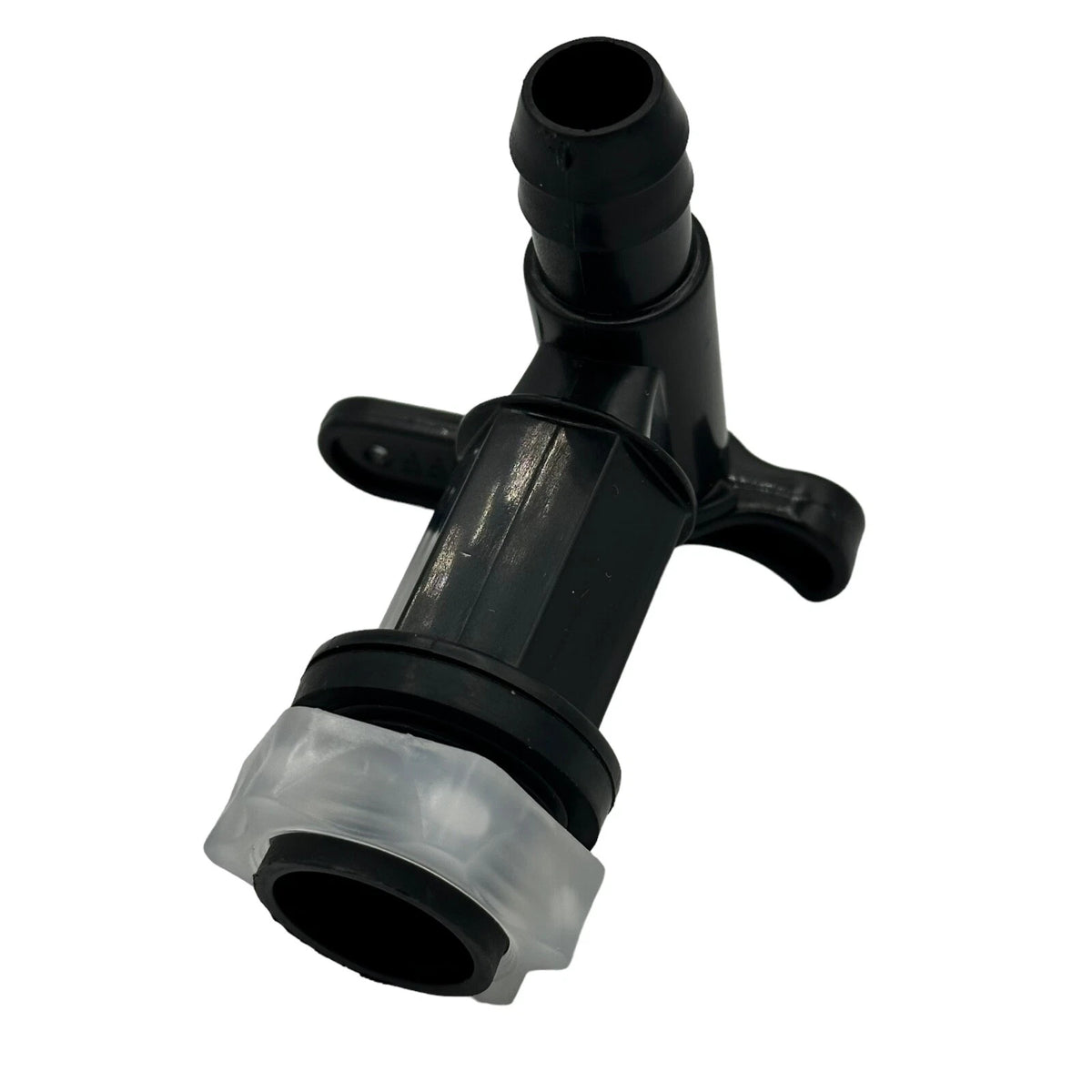 Water Butt Rain Collection Barrel Tap With Nut, Black Plastic Push-Fit Merriway – product image 4