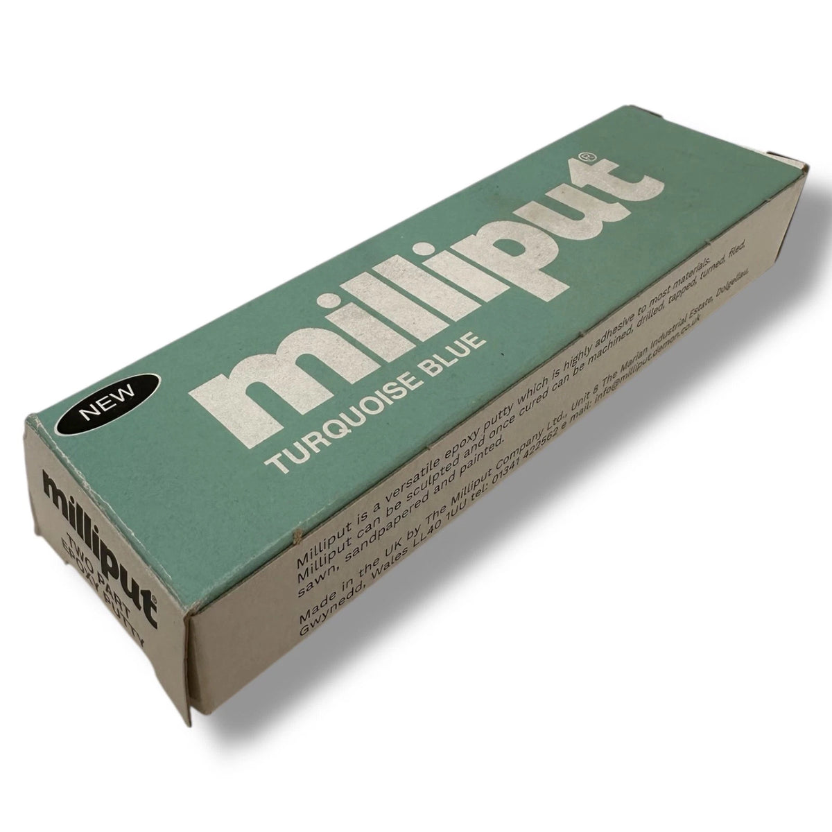 MILLIPUT EPOXY PUTTY DIRECT TURQUOISE BLUE 4oz Sculpting Epoxy Putty – product image 1