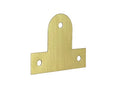 Bendable Fixing Plates Framing 37mm Brass D Shaped Plate DIY Photo Canvas – product image 1